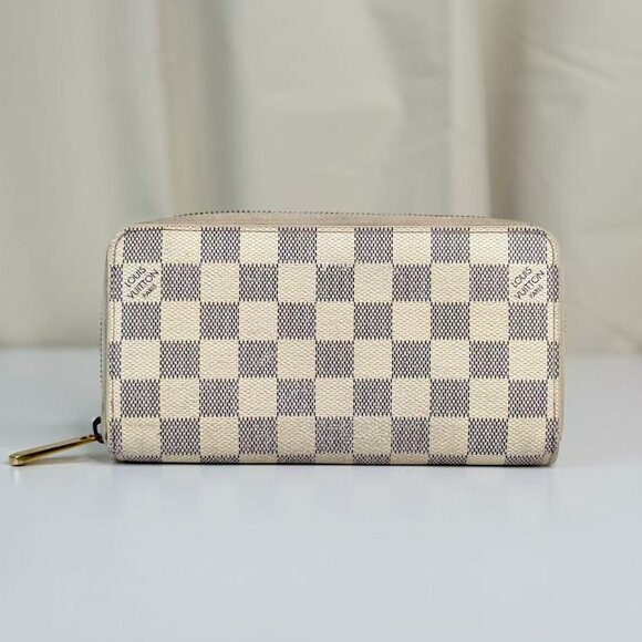 Louis Vuitton Handbags - Louis Vuitton Damier Azur Wallet with Classic Checkerboard Design